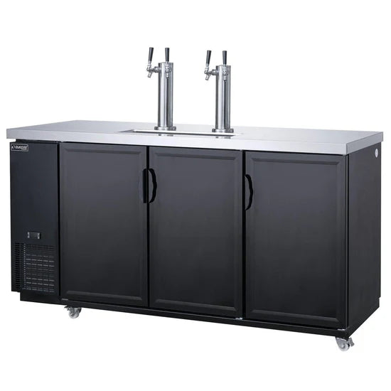 Dual Tap Kegerator Beer Dispenser