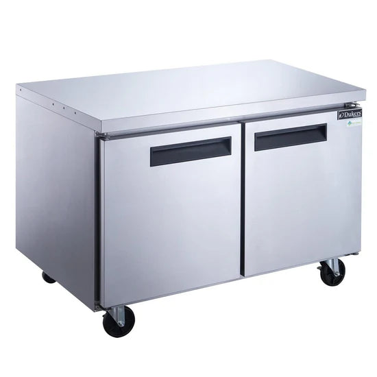 2-Door Undercounter Refrigerator in Stainless Steel