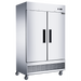 Dukers D47EF - Dukers D47EF 2-Door Shallow-Depth Commercial Freezer