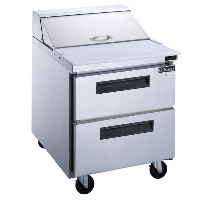 Dukers DSP29-8-D2 - Dukers DSP29-8-D2 29-Inch Salad Prep Table with Drawers