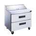 Dukers DSP36-10-D2 - Dukers DSP36-10-D2 36-Inch Salad Prep Table with Drawers