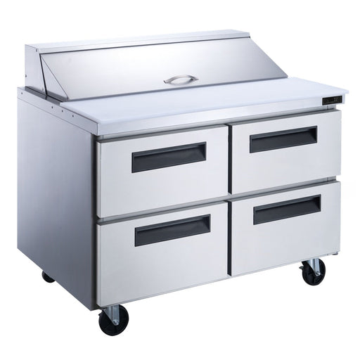 Dukers DSP48-12-D4 - Dukers DSP48-12-D4 48-Inch Salad Prep Table with Drawers