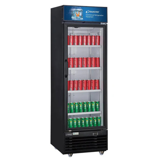 Commercial Single Swing Door Glass Merchandiser Refrigerator