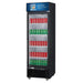 Commercial Single Swing Door Glass Merchandiser Refrigerator